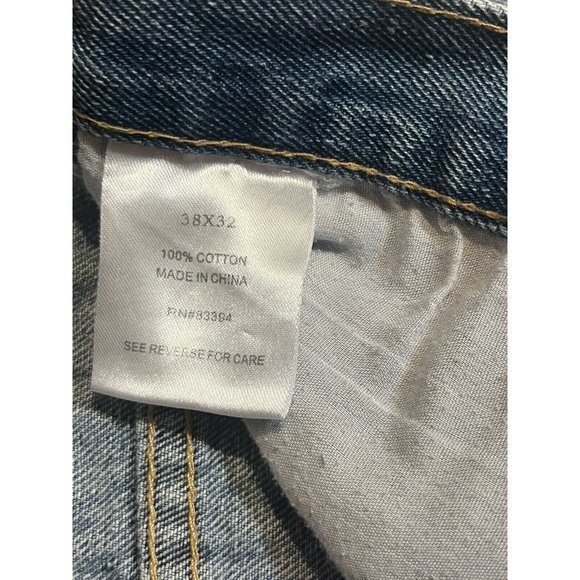 Chisholm Trail Jeans Mens 38x32 Regular Straight Blue Denim - Picture 8 of 12